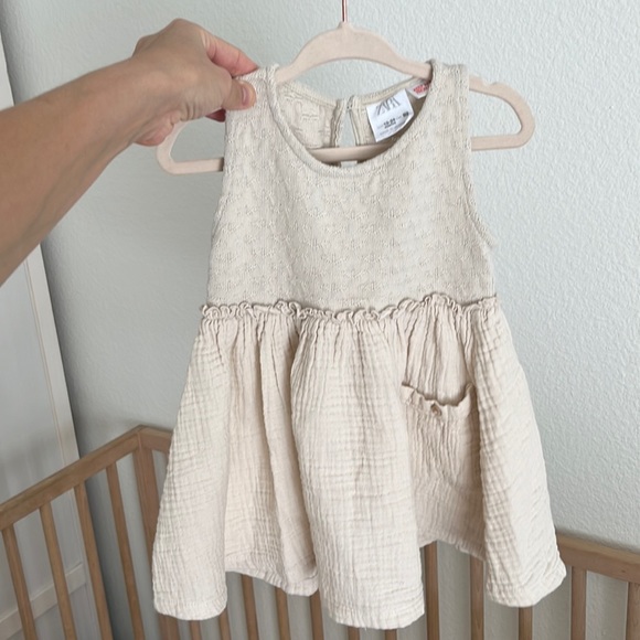 Zara Other - Zara (EUC) | muslin gauze dress with pocket